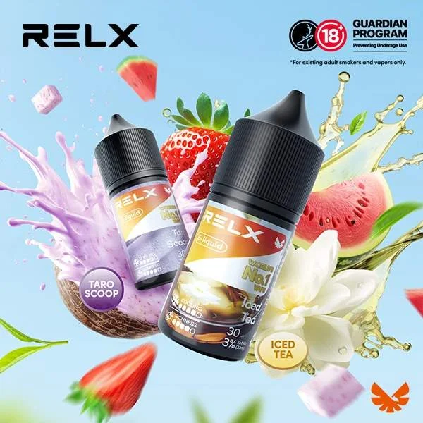 RELX悅刻電子煙油30ml|30mg尼古丁鹽原廠煙油
